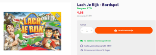 Lach je Rijk bordspel voor €4,98 bij Top1Toys