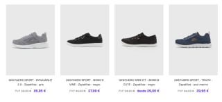 Zapatillas Skechers desde solo 26,95€