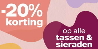 20% korting op alle tassen & sieraden bij van Haren