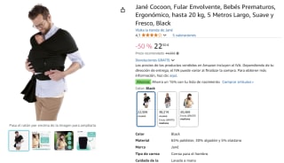 Jané Cocoon, Fular Envolvente por 22,50€