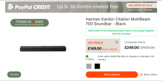 Harman Kardon Citation MultiBeam 700 Soundbar – £149