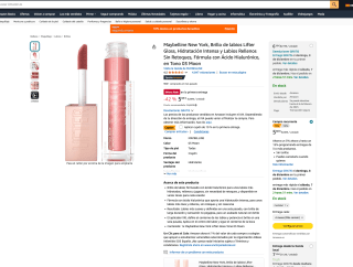 Maybelline Lifter Gloss Tono 03 Moon por solo 5,88€