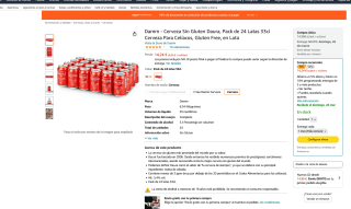 Cerveza Damm Sin Gluten Daura 24 x 33cl a solo 14,24€