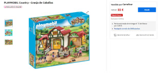 PLAYMOBIL Country - Granja de Caballos con Tinker, Trakehner y su Potro por 55€