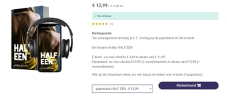 €7,- korting op literaire thriller HALF EEN van Sietske Scholten