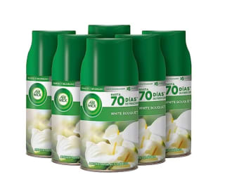 6 Recambios Air Wick Eléctrico de Ambientador White Bouquet Verde 250ml por 13,92€