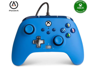 Mando con cable PowerA para Xbox Azul por solo 12,90€