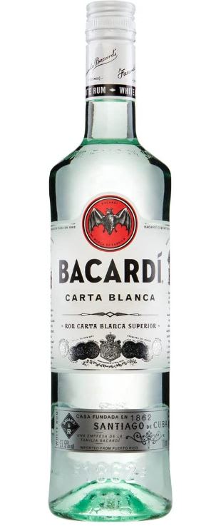 Ron Bacardi Carta Blanca por 6,45€