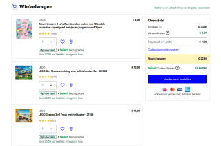 2+1 gratis op speelgoedcadeautjes bij Bol