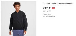 Chaqueta para Hombre Nike LeBron por 49.99€
