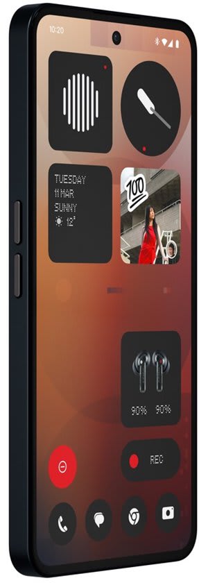 Nothing Phone (3a) 128GB Zwart voor €299 bij Bol