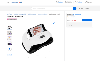 Secador de uñas Uv Led por solo 17,95€