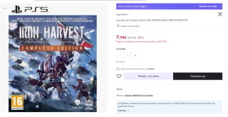 Iron Harvest Complete Edition juego PS5 por 7,90€