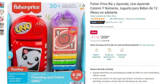 Fisher Price - Rie y Aprende UNO aprende colores y números por $209