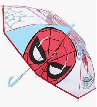 Paraguas Spiderman con mecanismo antiviento a solo 10,04€