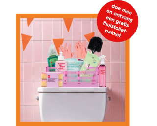 Gratis thuistoiletpakket op te halen bij de HEMA