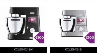 Tot €100 cashback op Kenwood foodprocessor of keukenmachine