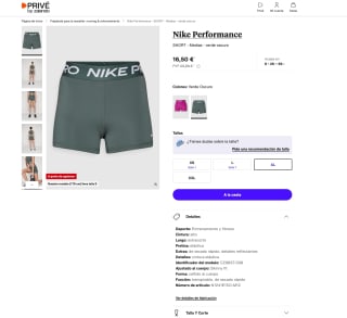 Nike Performance SHORT Medias verde oscuro por solo 16,50€