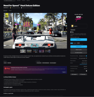 Need for Speed Heat Deluxe Edition por solo 6,99€