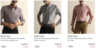 Emidio Tucci - Pantalones y Camisas por 11€