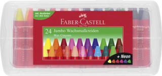Faber-Castell waskrijt - Jumbo - 24 stuks - voor €3,49 bij Bol.com