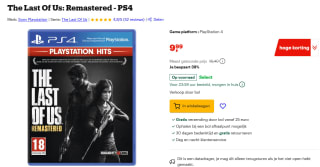 The Last Of Us: Remastered voor €9,99 bij Bol