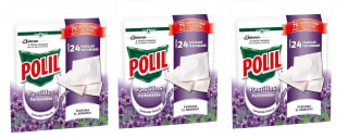 3 Packs de Polil® Pastillas Lavanda Fresca, Perfuma el armario y protege tu ropa, 24 Unidades por 6.91€