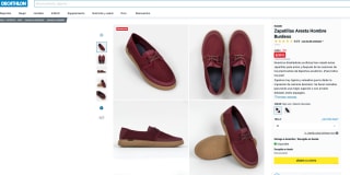 Zapatillas Olaian Areeta Areeta Hombre Burdeos por 8,99€