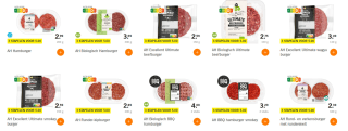 Alle AH Hamburgers 2 stuks en AH Excellent Ultimate beefburgers 3 verpakkingen voor €5 bij de AH