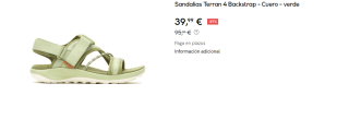 Sandalias Merrell Terran 4 Backstrap para Mujer por 39.99€