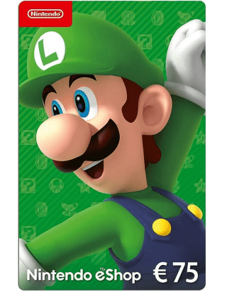 Tarjeta Nintendo Eshop de 75€ por 56,69€