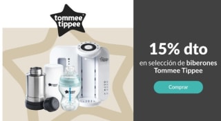 -15% de Descuento Biberones y Contenedor pañales Tommee Tippee.
