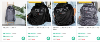 Diverse DARUM! knuffeltruien voor €29,99 bij Dekbeddiscounter