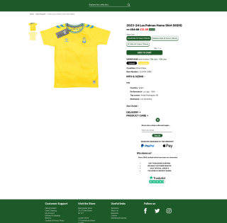 Hummel Camiseta de local Las Palmas 2023-24 Niños por 13,49€