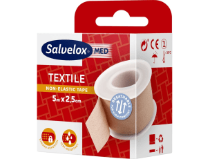 Salvelox Esparadrapo Textil 5m x 2.5cm por 1,04€