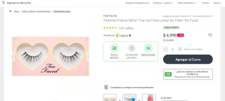 Pestañas Postizas por $4.990