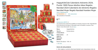 Calendario Adviento 2024, Puzzle 1000 Piezas por 6,99€
