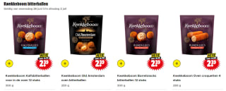 Kwekkeboom bitterballen of ovenkroketten voor €2,39 bij Dirk