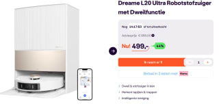 Dreame L20 Ultra Complete - Robotstofzuiger met Dweilfunctie voor €499 bij Ibood