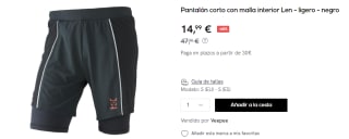 Pantalón corto Altus Len por 14.99€