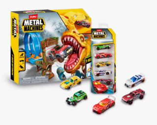 Pack Pista doble Looping TREX + Pack 5 coches Metal Machines por 20,87€ (cuenta nueva por 12,52€)