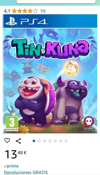 Tin & Kuna PlayStation 4 por 13,48€.