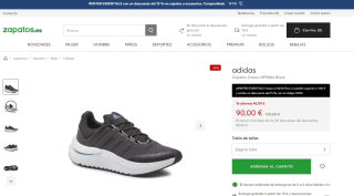Zapatillas ADIDAS Modelo ZNSARA HP9884 Negras por 27,99€