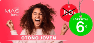 Tarjeta Más Renfe Joven por solo 6€