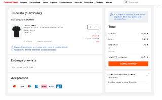 CYBER MONDAY Camiseta básica Tommy Hilfiger por solo 16,76€