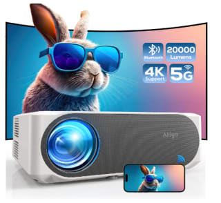 Proyector 20000 Lumens 4K Soporte 1080P por 120.99€