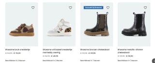 Code voor €7,50 extra korting op de sale bij Shoesme