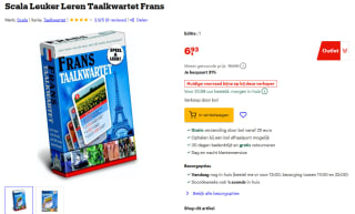 Scala Leuker Leren Taalkwartet Frans voor €6,93 bij Bol.