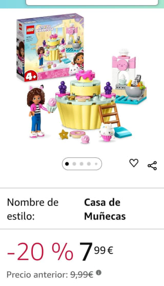 Lego Horno de Muffin por 7,99€.