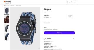 Reloj marca Skagen GrenenSams Serie por 49€